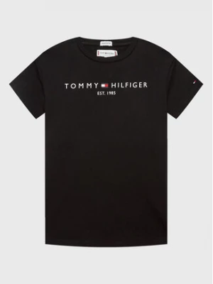 Tommy Hilfiger T-Shirt Essential KG0KG06585 D Czarny Regular Fit