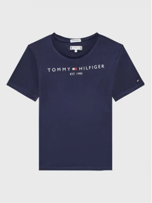 Tommy Hilfiger T-Shirt Essential KG0KG06585 M Granatowy Regular Fit