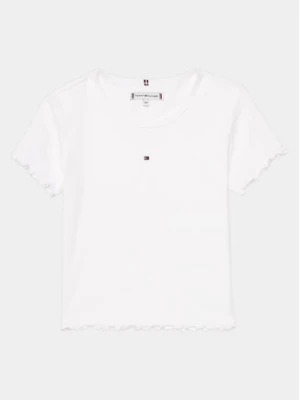 Tommy Hilfiger T-Shirt Essential KG0KG08138 Biały Regular Fit