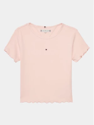 Tommy Hilfiger T-Shirt Essential KG0KG08138 Różowy Regular Fit