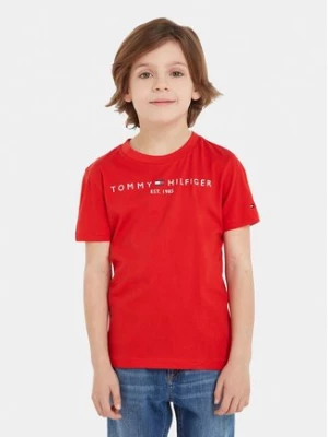 Tommy Hilfiger T-Shirt Essential KS0KS00210 S Czerwony Regular Fit