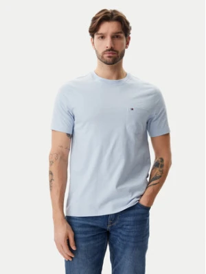 Tommy Hilfiger T-Shirt Essential MW0MW37283 Błękitny Regular Fit