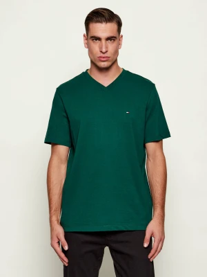 Tommy Hilfiger T-shirt Essential | Regular Fit butelkowa zieleń