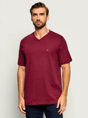 Tommy Hilfiger T-shirt Essential | Regular Fit bordowy