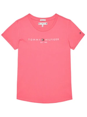 Tommy Hilfiger T-Shirt Essential Tee KG0KG05242 D Różowy Regular Fit