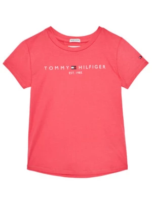 Tommy Hilfiger T-Shirt Essential Tee KG0KG05242 M Różowy Regular Fit