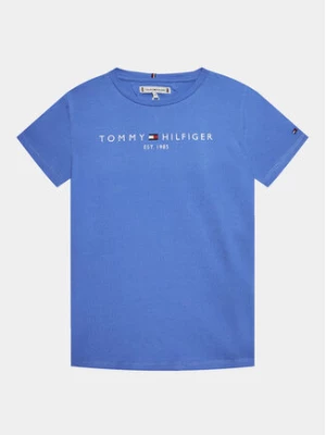 Tommy Hilfiger T-Shirt Essential Tee S/S KG0KG05242 Niebieski Regular Fit