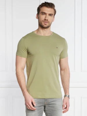 Tommy Hilfiger T-shirt | Extra slim fit pistacjowy