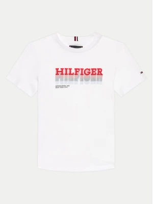 Tommy Hilfiger T-Shirt Fade KB0KB08812 Biały Regular Fit