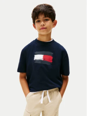 Tommy Hilfiger T-Shirt Flag Archive KB0KB10111 Granatowy Regular Fit