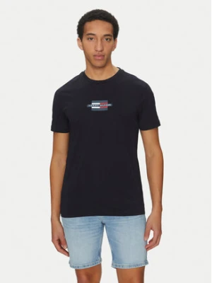 Tommy Hilfiger T-Shirt Flag Box MW0MW38636 Granatowy Regular Fit