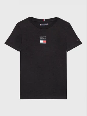 Tommy Hilfiger T-Shirt Flag KB0KB08033 D Czarny Regular Fit