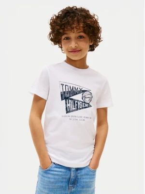 Tommy Hilfiger T-Shirt Graphic KB0KB09719 Biały Regular Fit