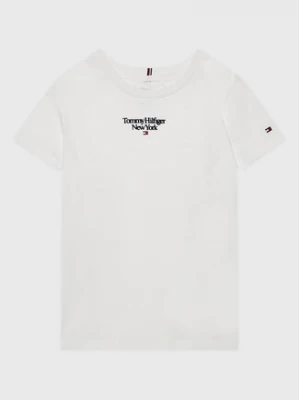 Tommy Hilfiger T-Shirt Graphic KG0KG07083 D Biały Regular Fit