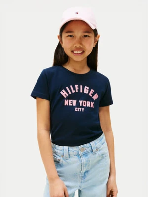 Tommy Hilfiger T-Shirt Graphic KG0KG08813 Granatowy Regular Fit