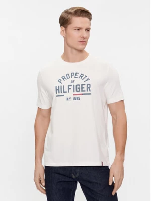Tommy Hilfiger T-Shirt Graphic MW0MW32641 Biały Regular Fit