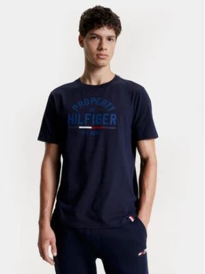 Tommy Hilfiger T-Shirt Graphic MW0MW32641 Granatowy Regular Fit