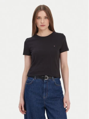 Tommy Hilfiger T-Shirt Heritage Crew WW0WW22043 Czarny Regular Fit