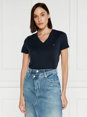 Tommy Hilfiger T-shirt HERITAGE | Regular Fit granatowy