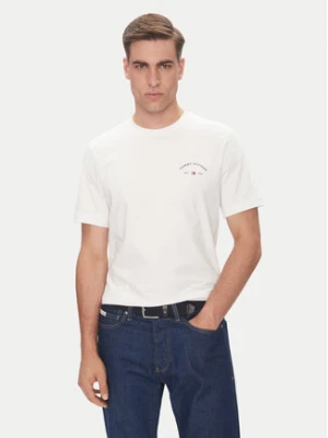 Tommy Hilfiger T-Shirt Hotel MW0MW39352 Biały Regular Fit