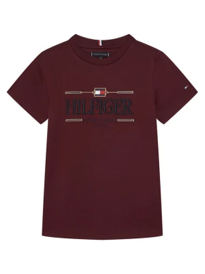 Tommy Hilfiger T-Shirt Icons KB0KB10360 Bordowy Regular Fit