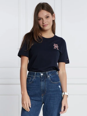 Tommy Hilfiger T-shirt IMD MDRN REG C-NK SS | Regular Fit granatowy
