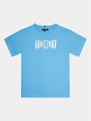 Tommy Hilfiger T-Shirt KB0KB08213 D Niebieski Regular Fit