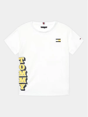 Tommy Hilfiger T-Shirt KB0KB08217 D Biały Regular Fit