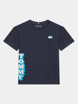 Tommy Hilfiger T-Shirt KB0KB08217 D Granatowy Regular Fit