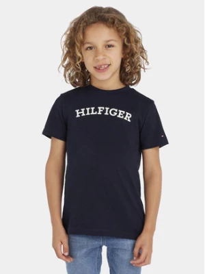 Tommy Hilfiger T-Shirt KB0KB08333 D Granatowy Regular Fit