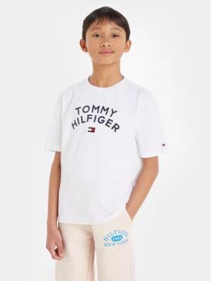 Tommy Hilfiger T-Shirt KB0KB08548 M Biały Regular Fit