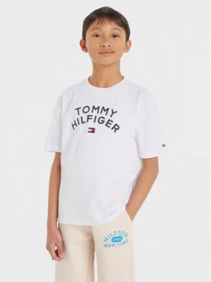 Tommy Hilfiger T-Shirt KB0KB08548 S Biały Regular Fit