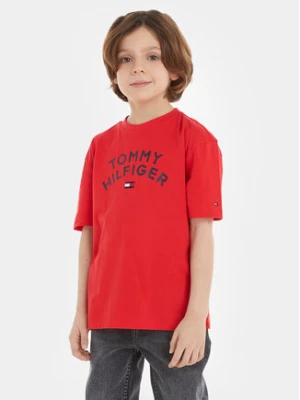 Tommy Hilfiger T-Shirt KB0KB08548 S Czerwony Regular Fit