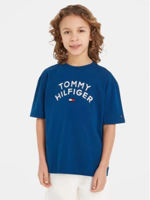 Tommy Hilfiger T-Shirt KB0KB08548 S Niebieski Regular Fit