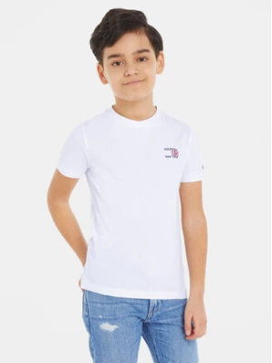 Tommy Hilfiger T-Shirt KB0KB08626 M Biały Regular Fit