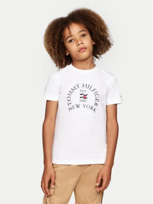 Tommy Hilfiger T-Shirt KB0KB09278 M Biały Regular Fit