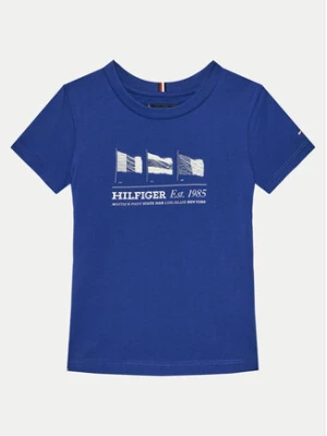 Tommy Hilfiger T-Shirt KB0KB09350 M Niebieski Regular Fit