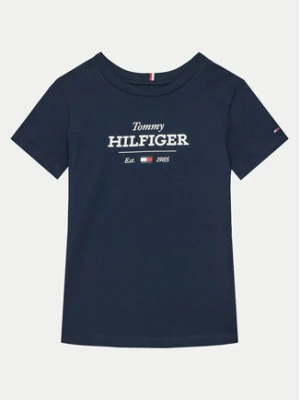 Tommy Hilfiger T-Shirt KB0KB09356 M Granatowy Regular Fit