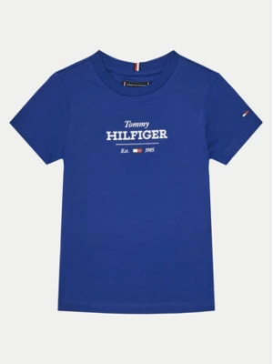 Tommy Hilfiger T-Shirt KB0KB09356 M Niebieski Regular Fit