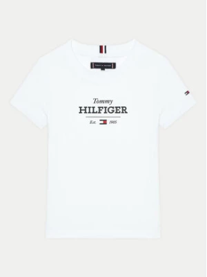 Tommy Hilfiger T-Shirt KB0KB09356 S Biały Regular Fit