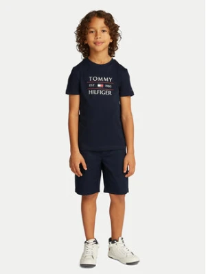 Tommy Hilfiger T-Shirt KB0KB09538 D Granatowy Regular Fit