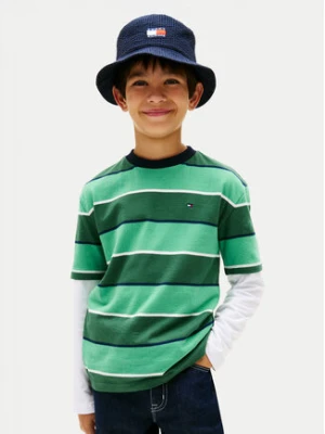 Tommy Hilfiger T-Shirt KB0KB10298 Zielony Regular Fit