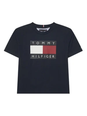 Tommy Hilfiger T-Shirt KB0KB10340 Granatowy Regular Fit