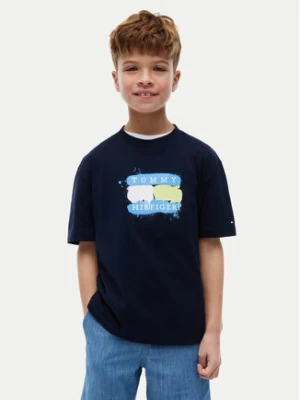 Tommy Hilfiger T-Shirt KB0KB10546 Granatowy Regular Fit
