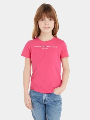 Tommy Hilfiger T-Shirt KG0KG05242 Różowy Regular Fit