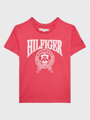 Tommy Hilfiger T-Shirt KG0KG07081 D Różowy Regular Fit