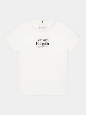 Tommy Hilfiger T-Shirt KG0KG07256 D Biały Regular Fit
