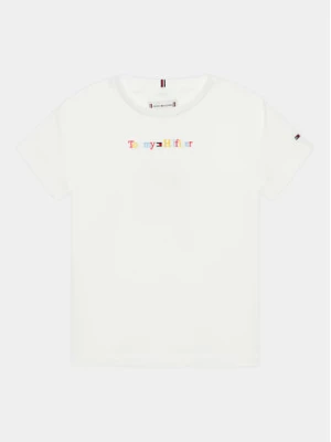 Tommy Hilfiger T-Shirt KG0KG07263 D Biały Regular Fit