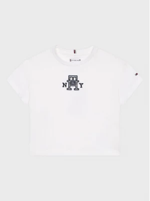 Tommy Hilfiger T-Shirt KG0KG07437 D Biały Regular Fit