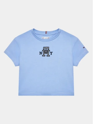 Tommy Hilfiger T-Shirt KG0KG07437 D Niebieski Regular Fit
